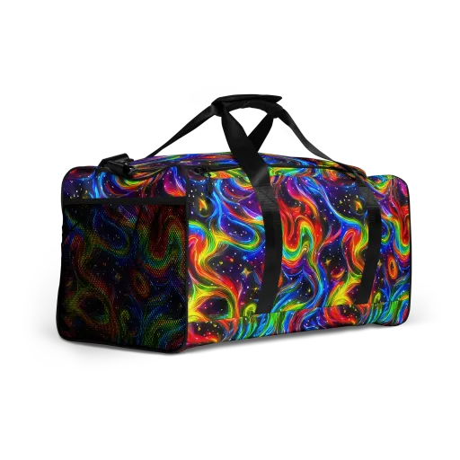 Rainbow Eclipse on a Duffle Bag