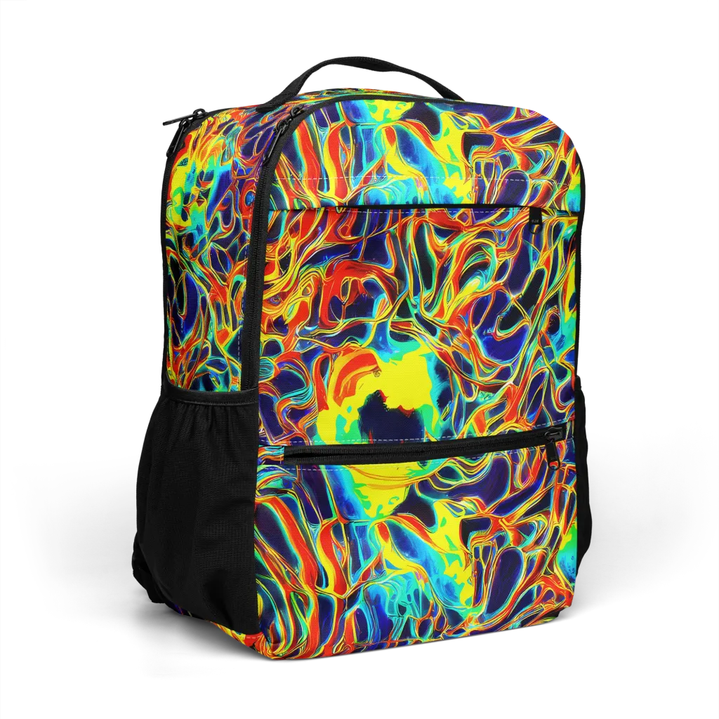 Hypercolor Vortex on Utility Backpack — Right Front