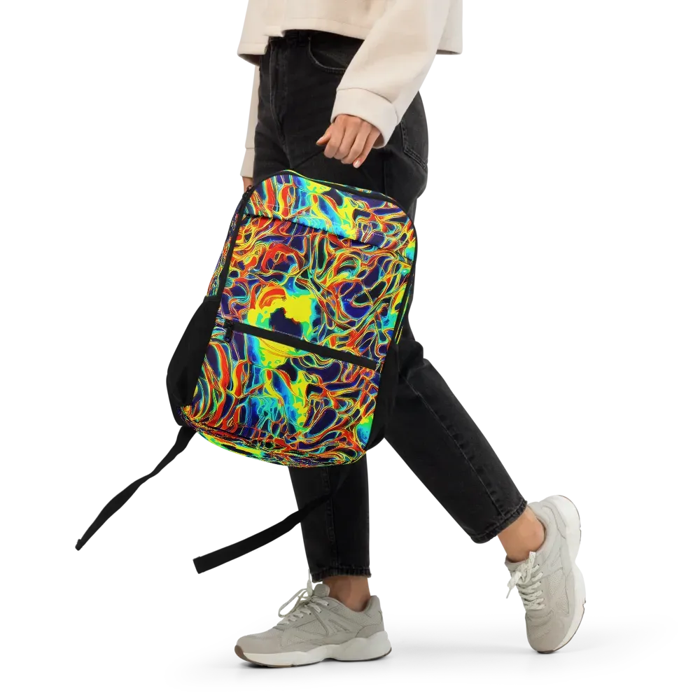 Hypercolor Vortex on Utility Backpack — Front