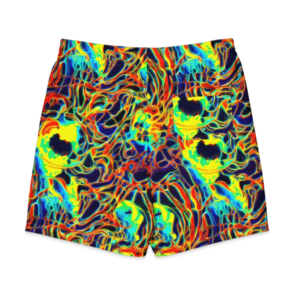 Hypercolor Vortex on Men's Board Shorts — Back