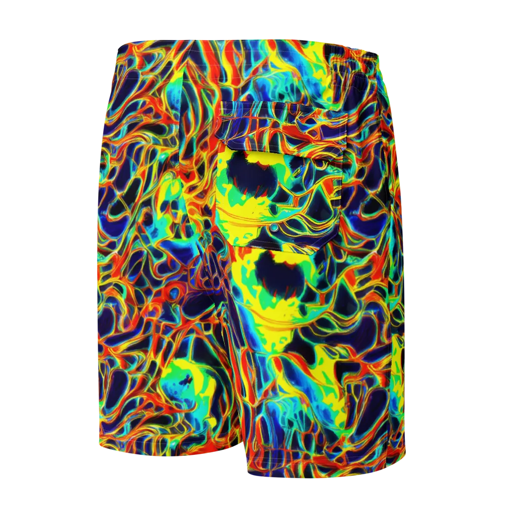 Hypercolor Vortex on Men's Board Shorts — Back