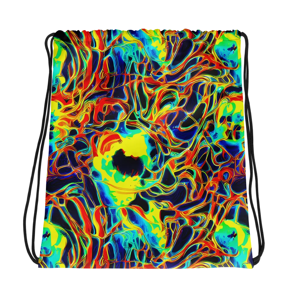 Hypercolor Vortex on Drawstring Bag — Photo