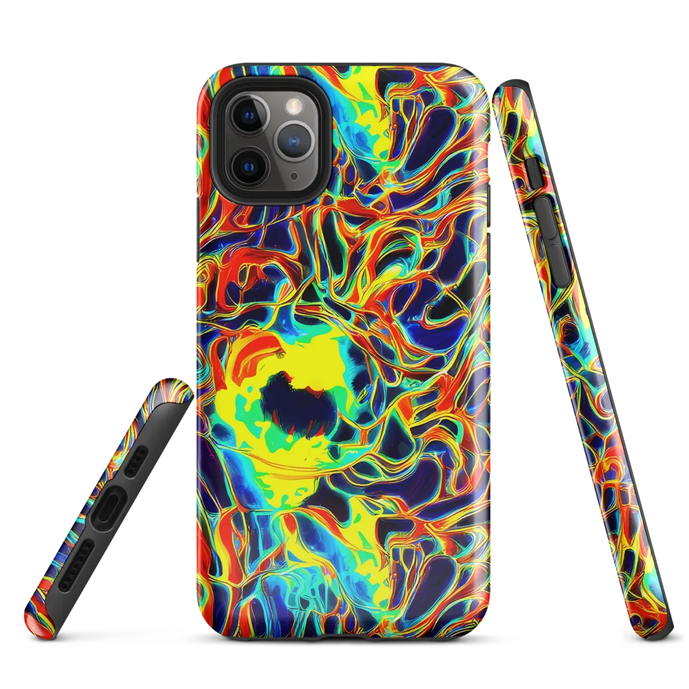 Hypercolor Vortex on Tough Case for iPhone® — Front