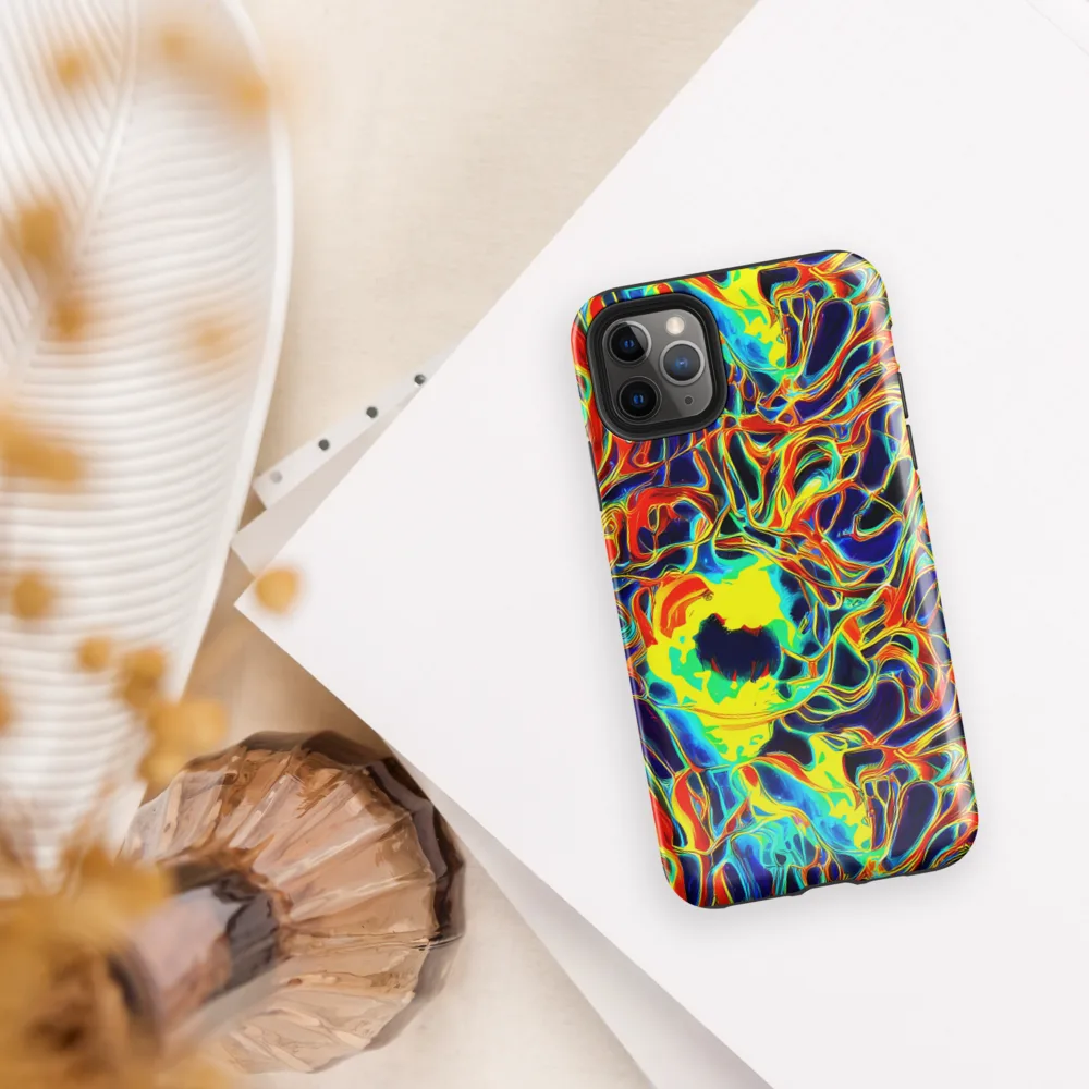 Hypercolor Vortex on Tough Case for iPhone® — Front