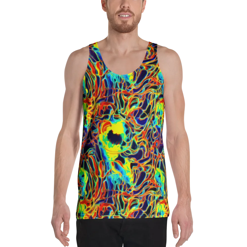 Hypercolor Vortex on Men's Tank Top — Front