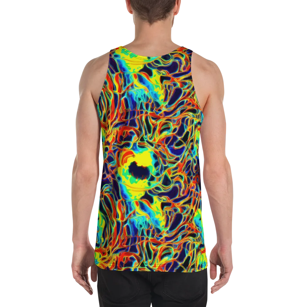 Hypercolor Vortex on Men's Tank Top — Back