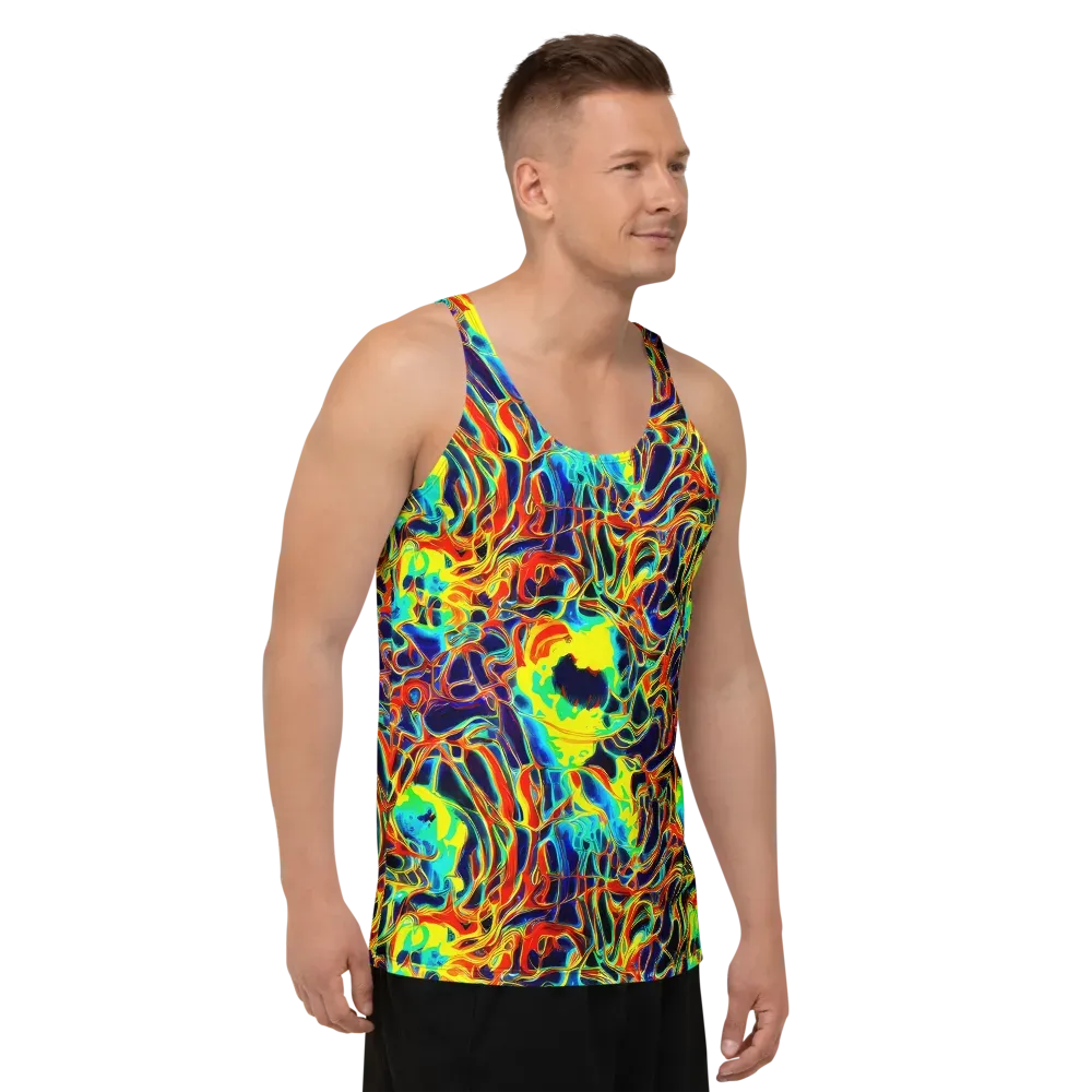 Hypercolor Vortex on Men's Tank Top — Right Front