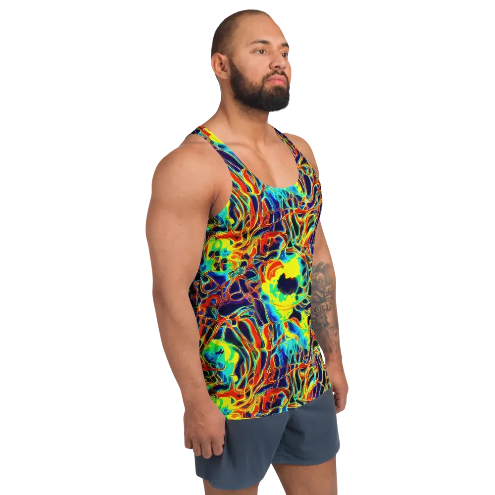 Hypercolor Vortex on Men's Tank Top — Right Front