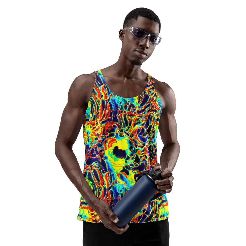 Hypercolor Vortex on Men's Tank Top — Front