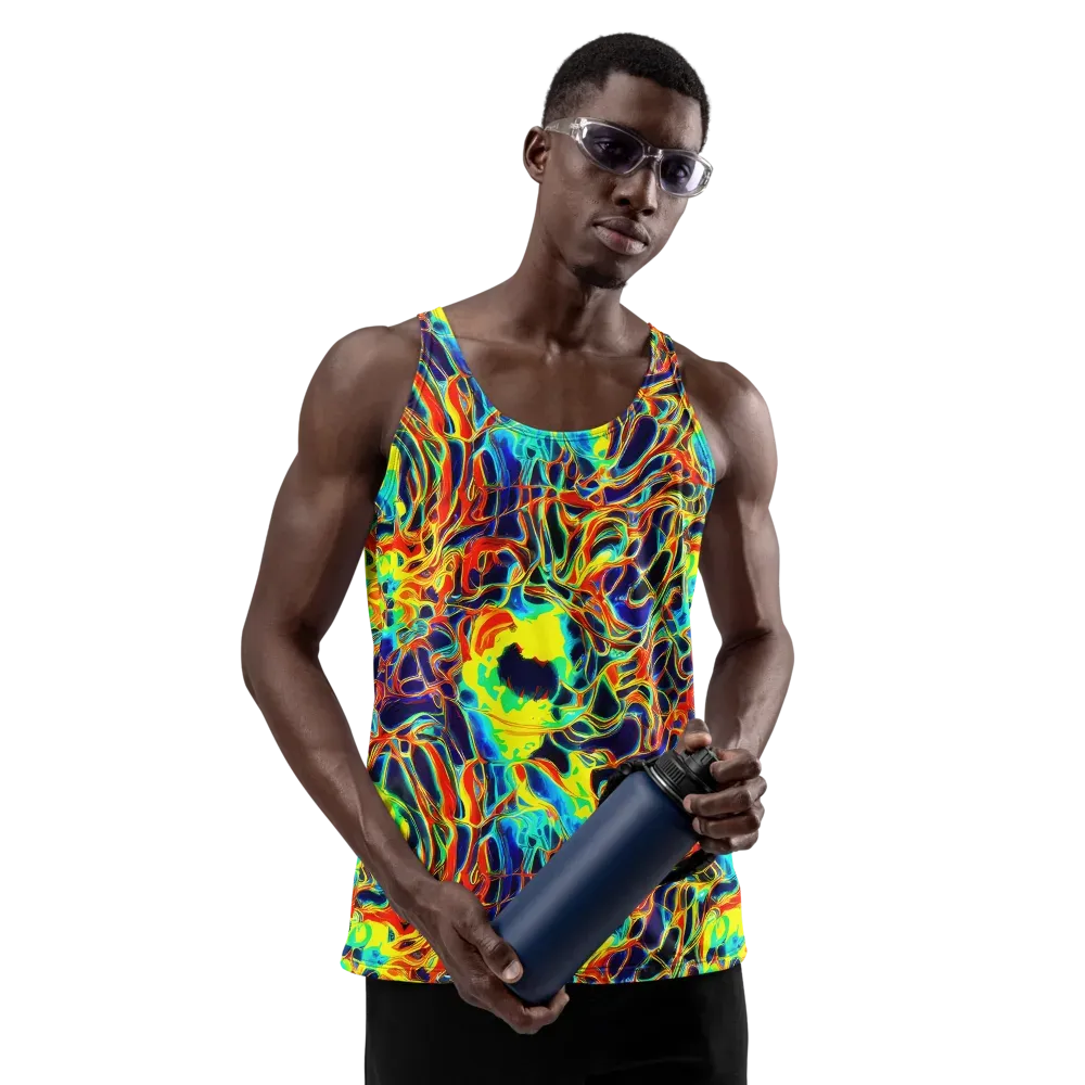 Hypercolor Vortex on Men's Tank Top — Front