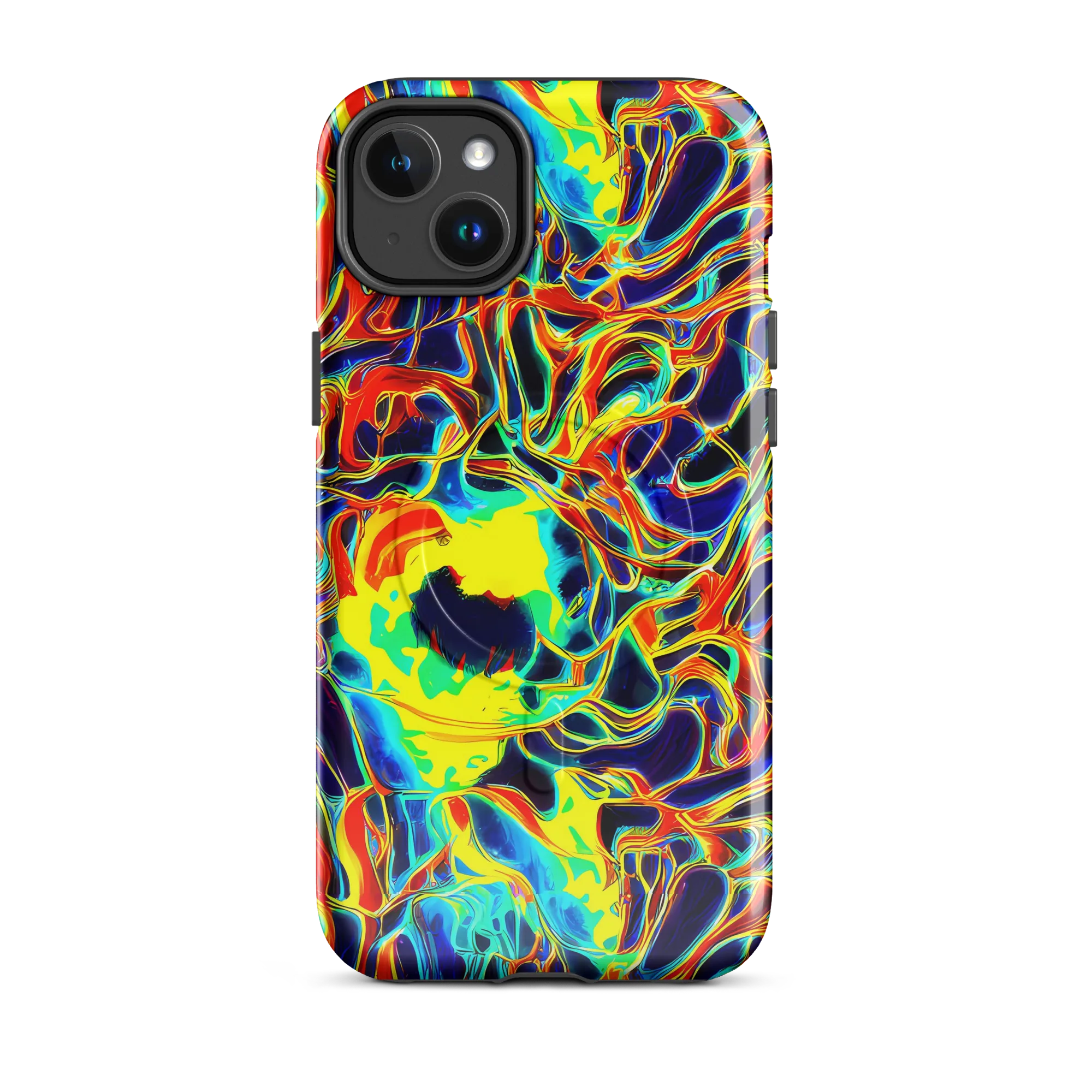 Hypercolor Vortex on MagSafe Tough Case for iPhone® — Front