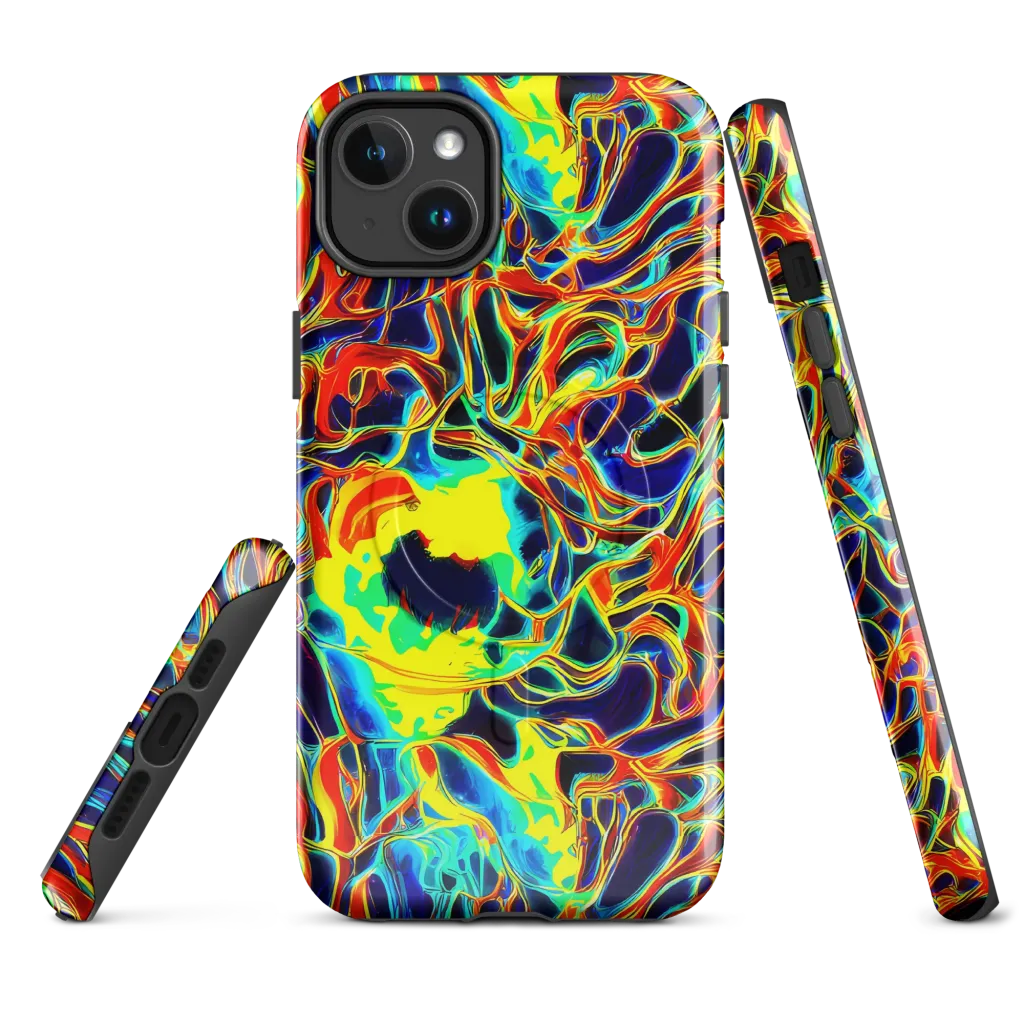 Hypercolor Vortex on MagSafe Tough Case for iPhone® — Front