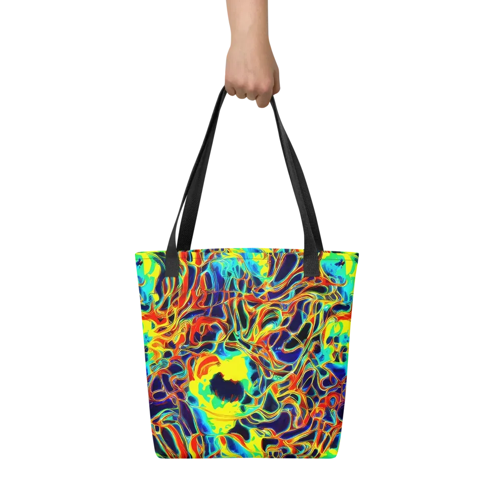 Hypercolor Vortex on Tote Bag — Front