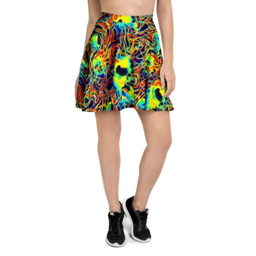 Hypercolor Vortex on a Skater Skirt