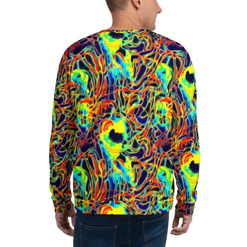 Hypercolor Vortex on Sweatshirt — Back