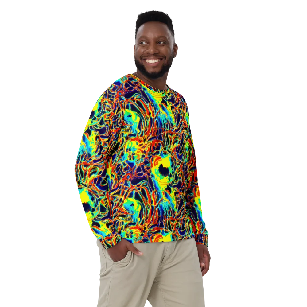 Hypercolor Vortex on Sweatshirt — Front