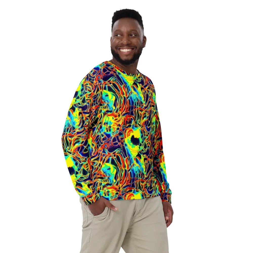 Hypercolor Vortex on Sweatshirt — Front