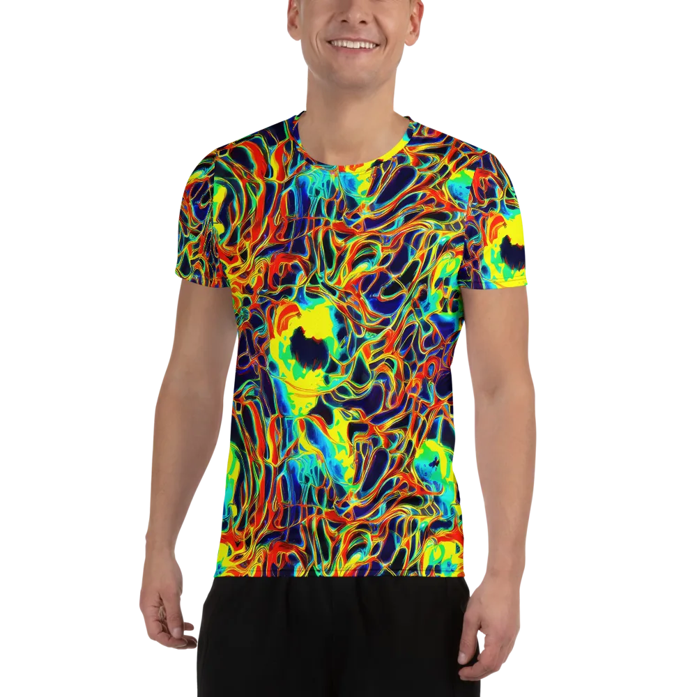 Hypercolor Vortex on Men's Athletic T-Shirt — Front