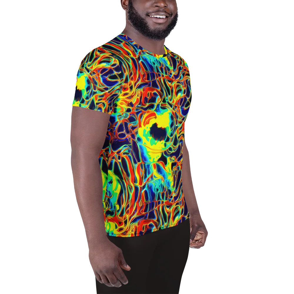 Hypercolor Vortex on Men's Athletic T-Shirt — Right