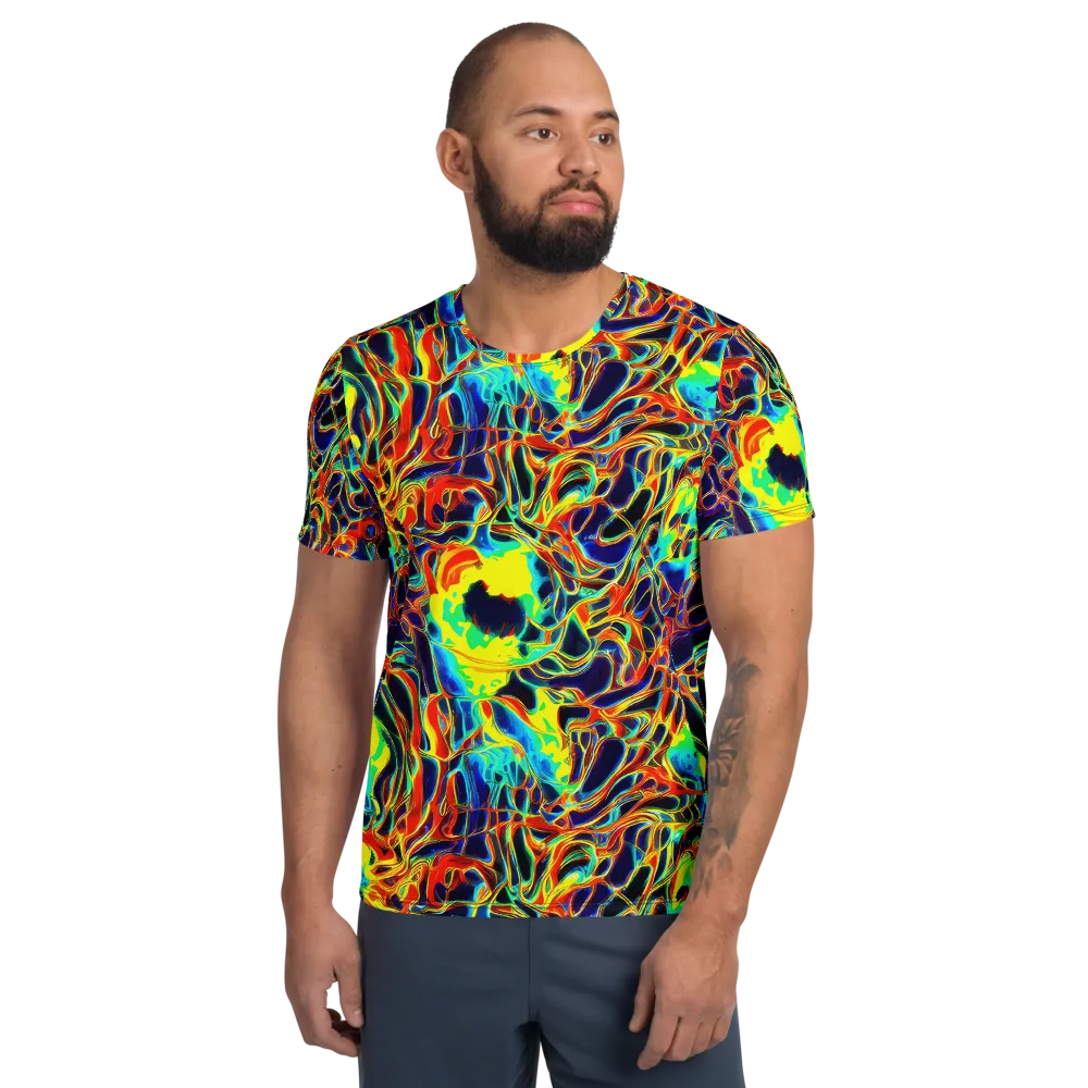 Hypercolor Vortex on Men's Athletic T-Shirt — Front