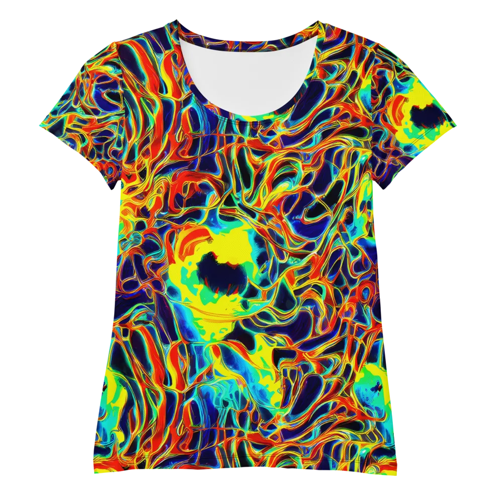 Hypercolor Vortex on Women's Athletic T-Shirt — Front