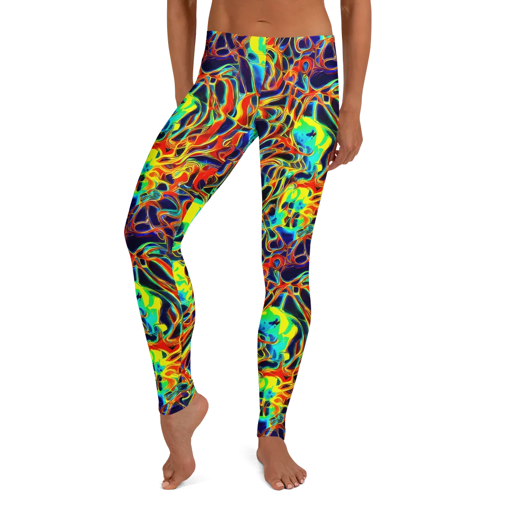 Hypercolor Vortex on Leggings — Front