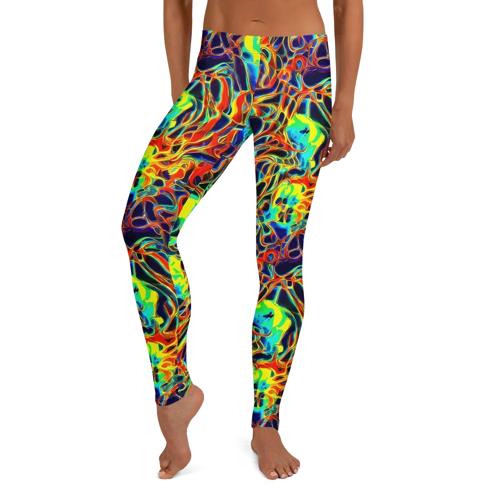 Hypercolor Vortex on Leggings — Front
