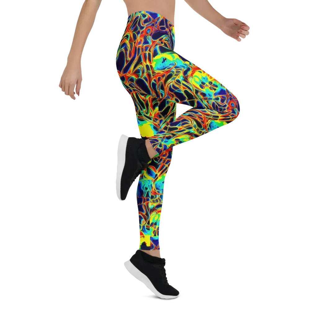 Hypercolor Vortex on Leggings — Right