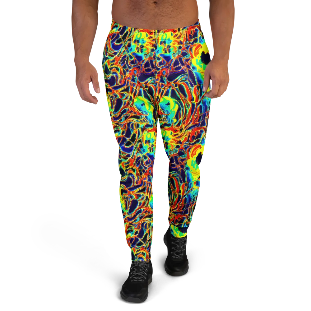 Hypercolor Vortex on Men's Joggers — Front