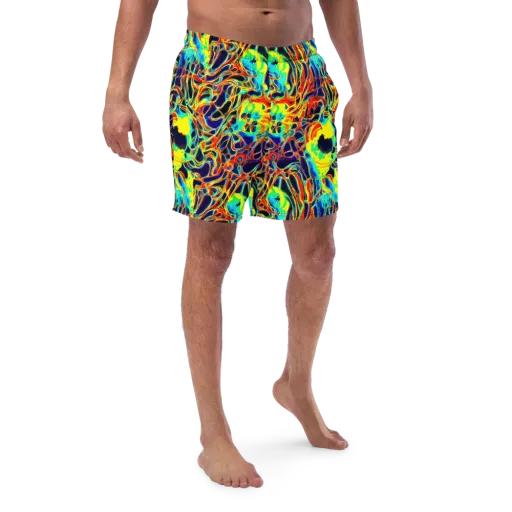 Hypercolor Vortex on a Swim Trunks