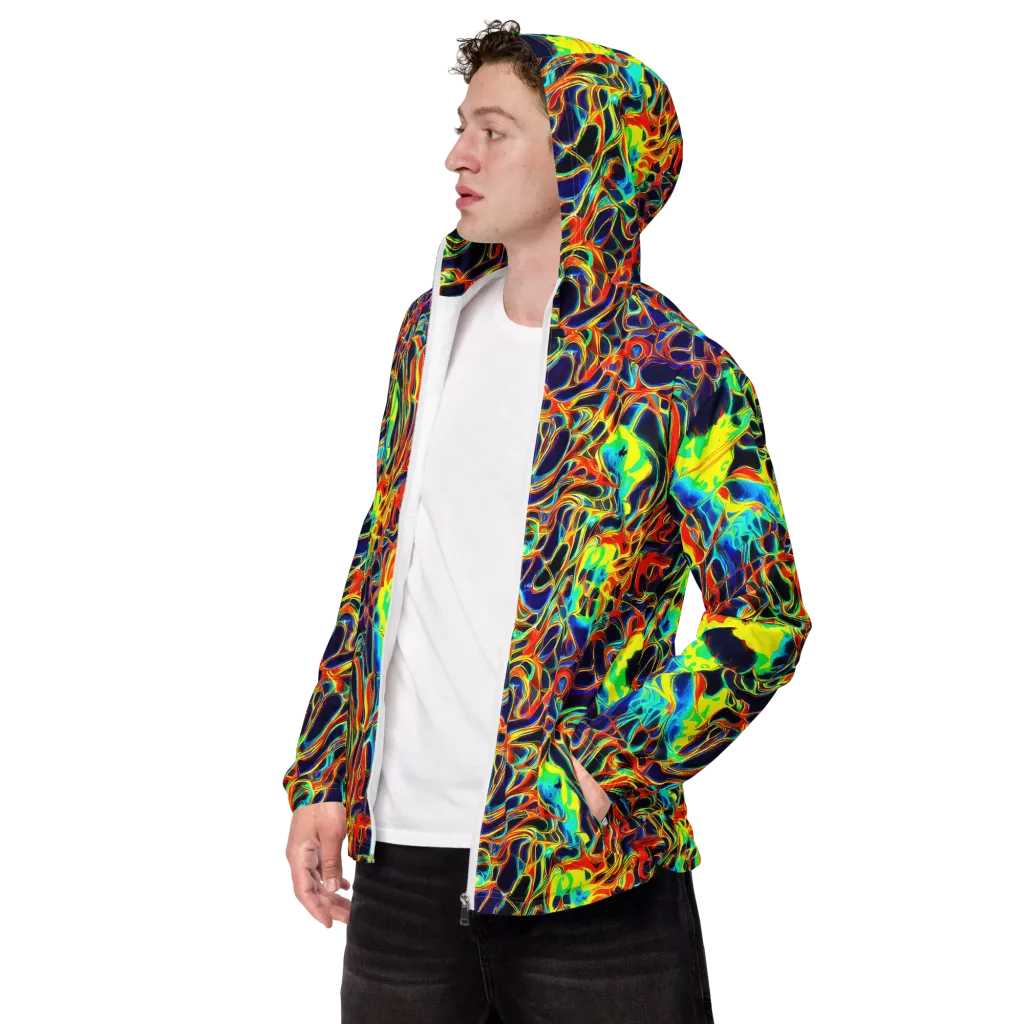 Hypercolor Vortex on Men's Windbreaker — Left Front