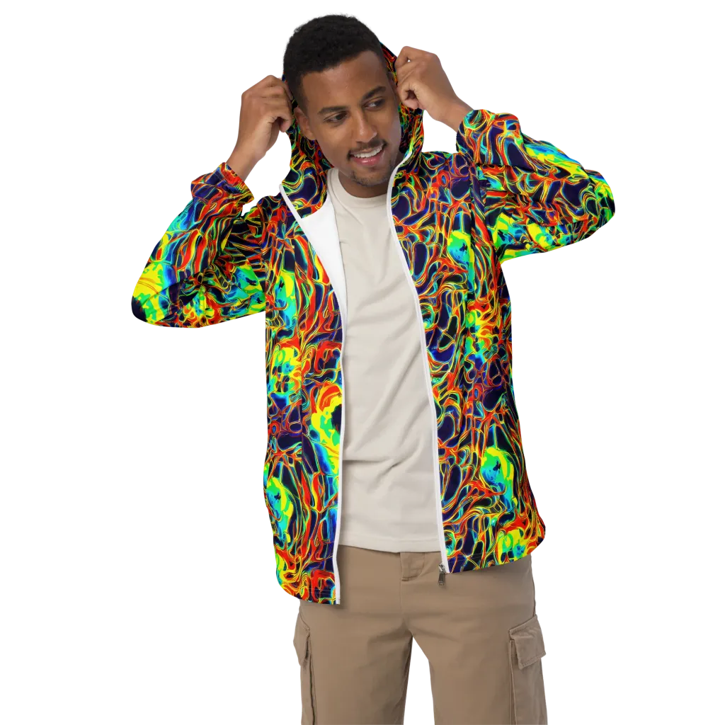Hypercolor Vortex on Men's Windbreaker — Front