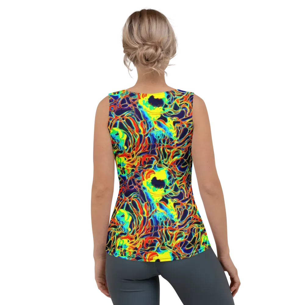 Hypercolor Vortex on Women's Tank Top — Back
