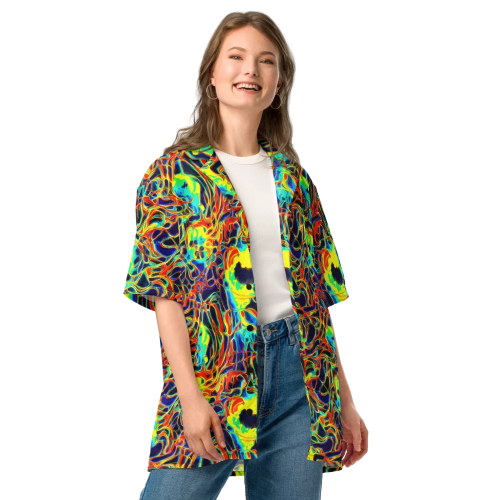 Hypercolor Vortex on Button Shirt — Front
