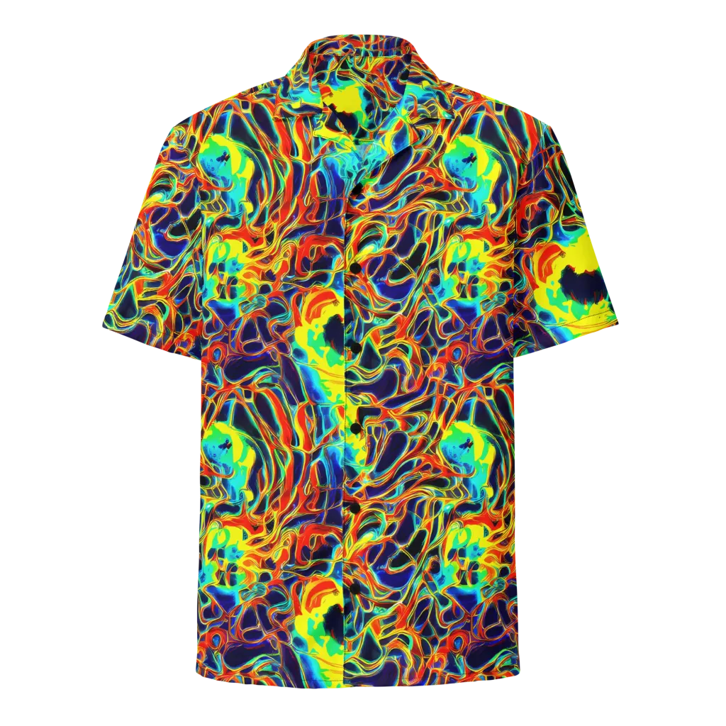 Hypercolor Vortex on Button Shirt — Front