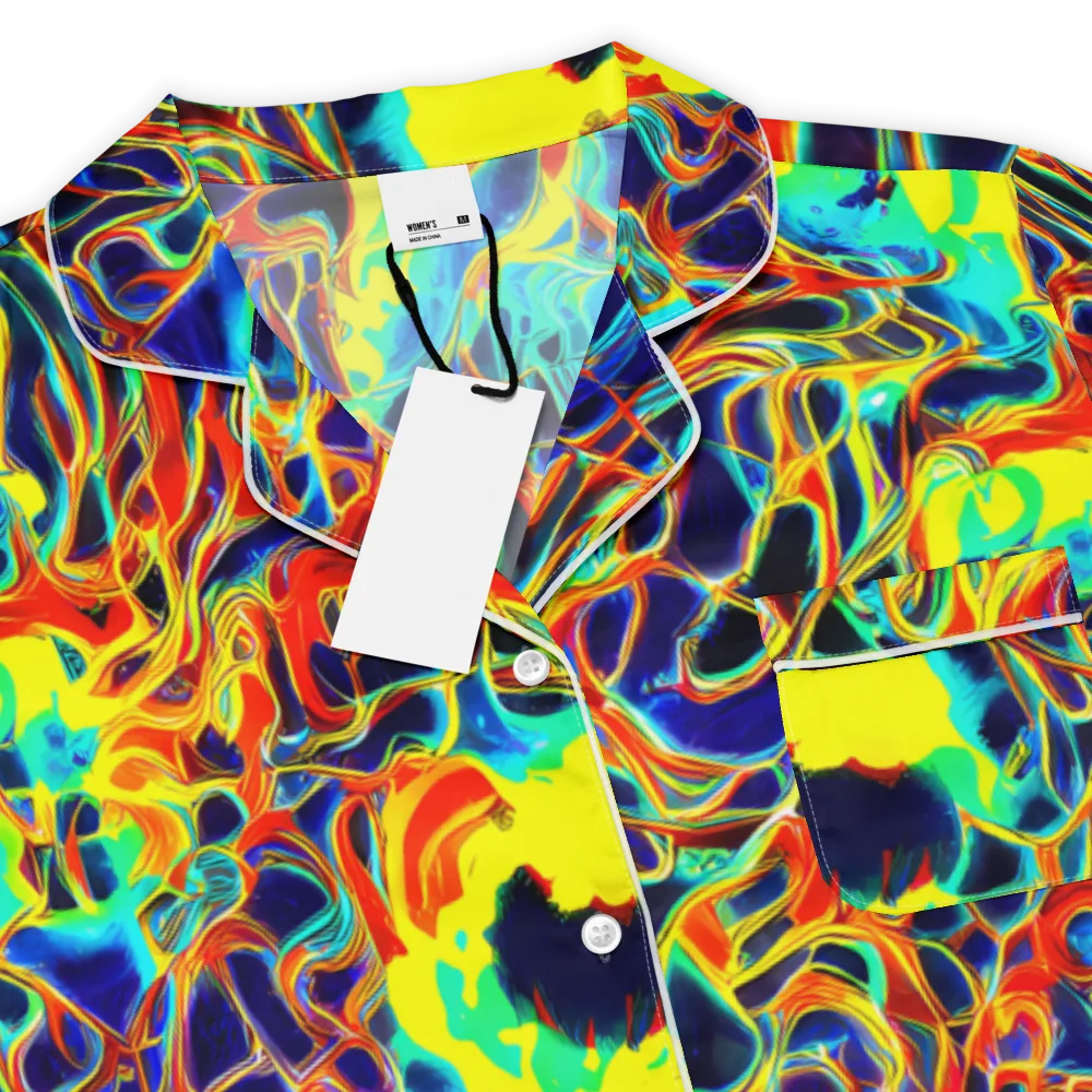 Hypercolor Vortex on Women's Short Sleeve Pajama Top — Product details