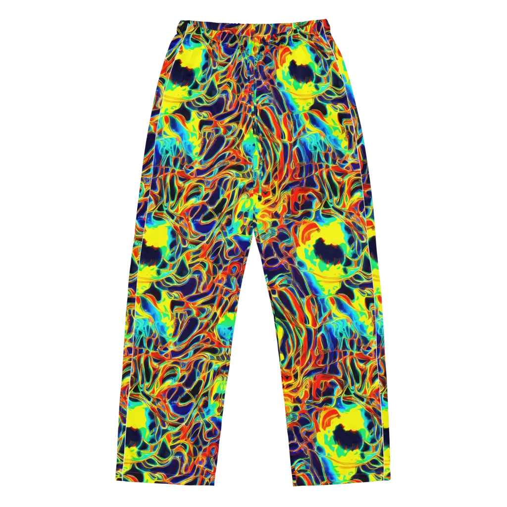 Hypercolor Vortex on Women's Pajama Pants — Front