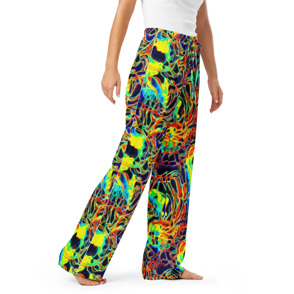Hypercolor Vortex on Women's Pajama Pants — Right Front