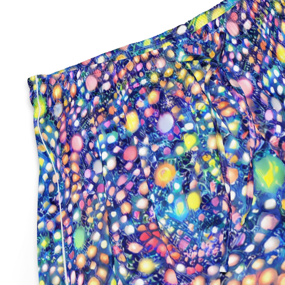 Neon Pebble Garden on Women's Pajama Shorts — Product details