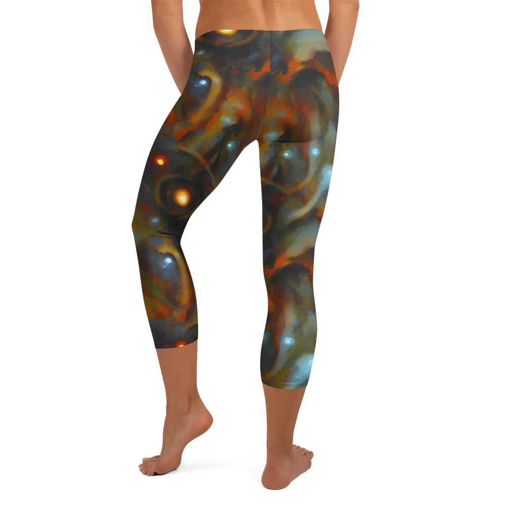 Astral Furnace on Capri Leggings — Back