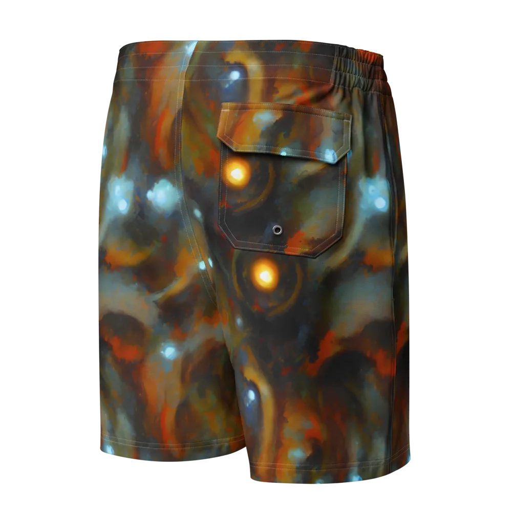 Astral Furnace on Men's Board Shorts — Back