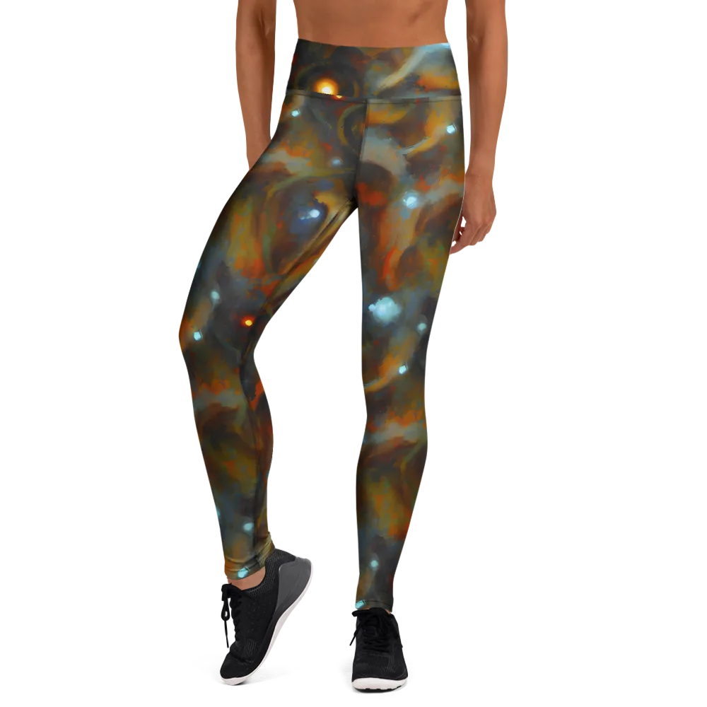 Astral Furnace on Yoga Leggings — Front