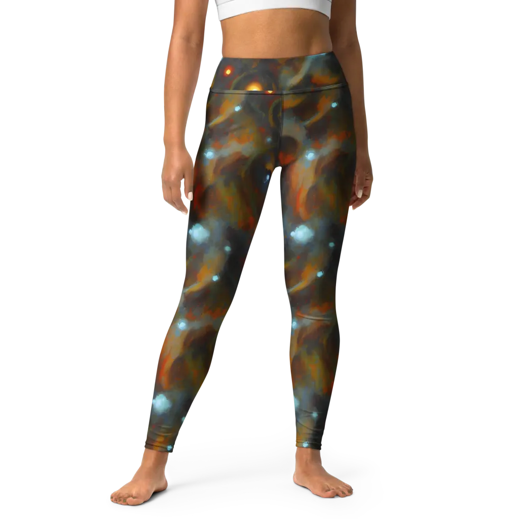 Astral Furnace on Yoga Leggings — Front