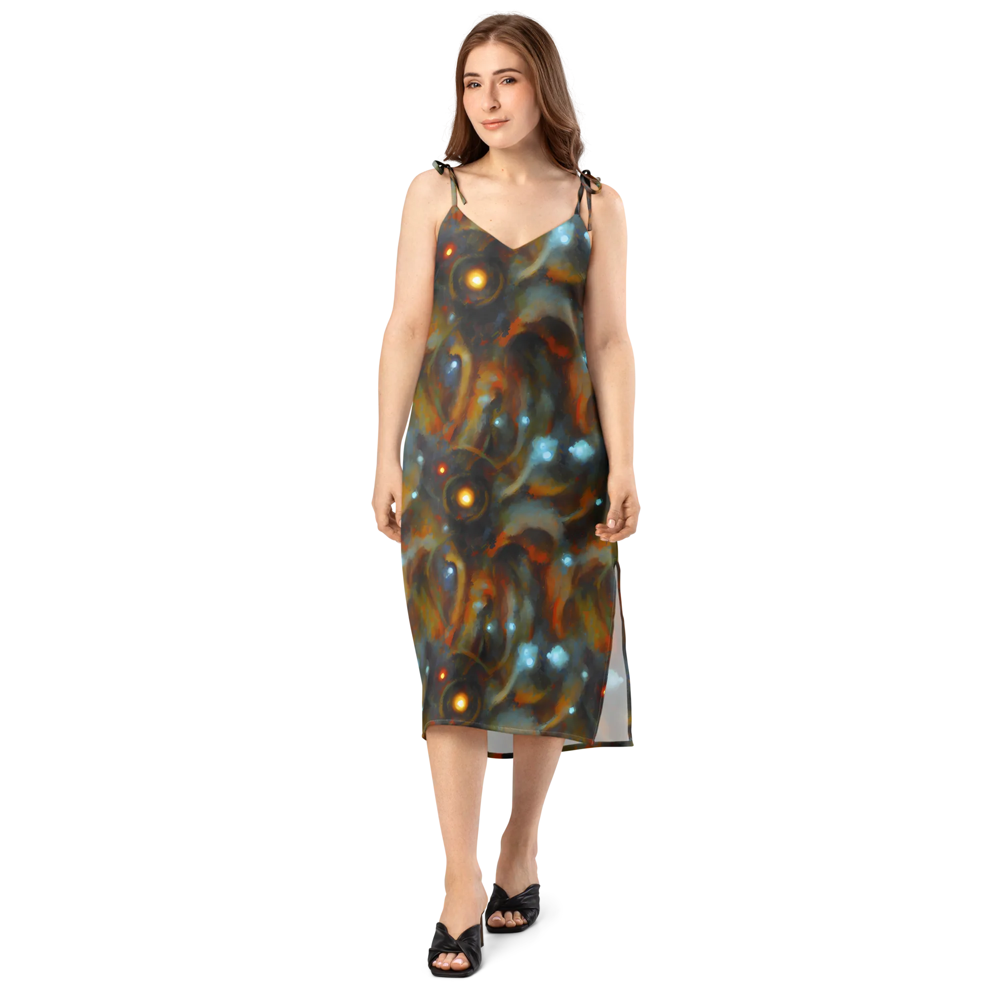 Astral Furnace on Slip Dress — Front