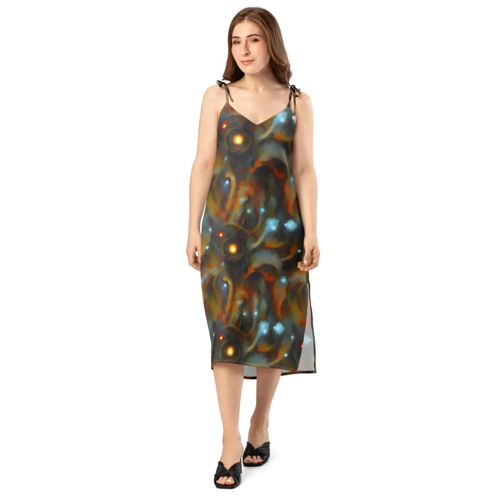 Astral Furnace on Slip Dress — Front