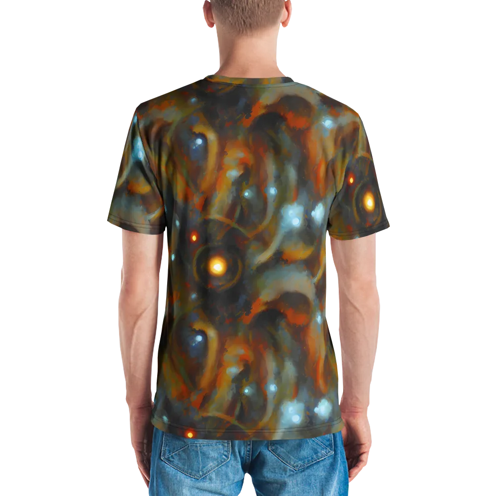 Astral Furnace on Men's Crew Neck T-Shirt — Back