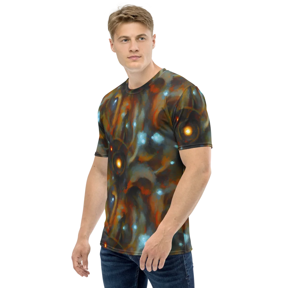 Astral Furnace on Men's Crew Neck T-Shirt — Left