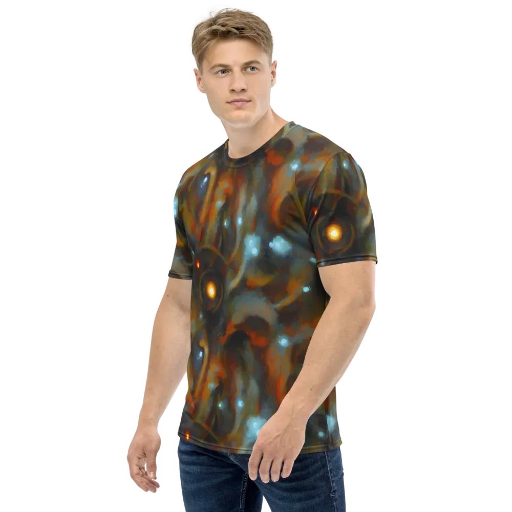 Astral Furnace on Men's Crew Neck T-Shirt — Left