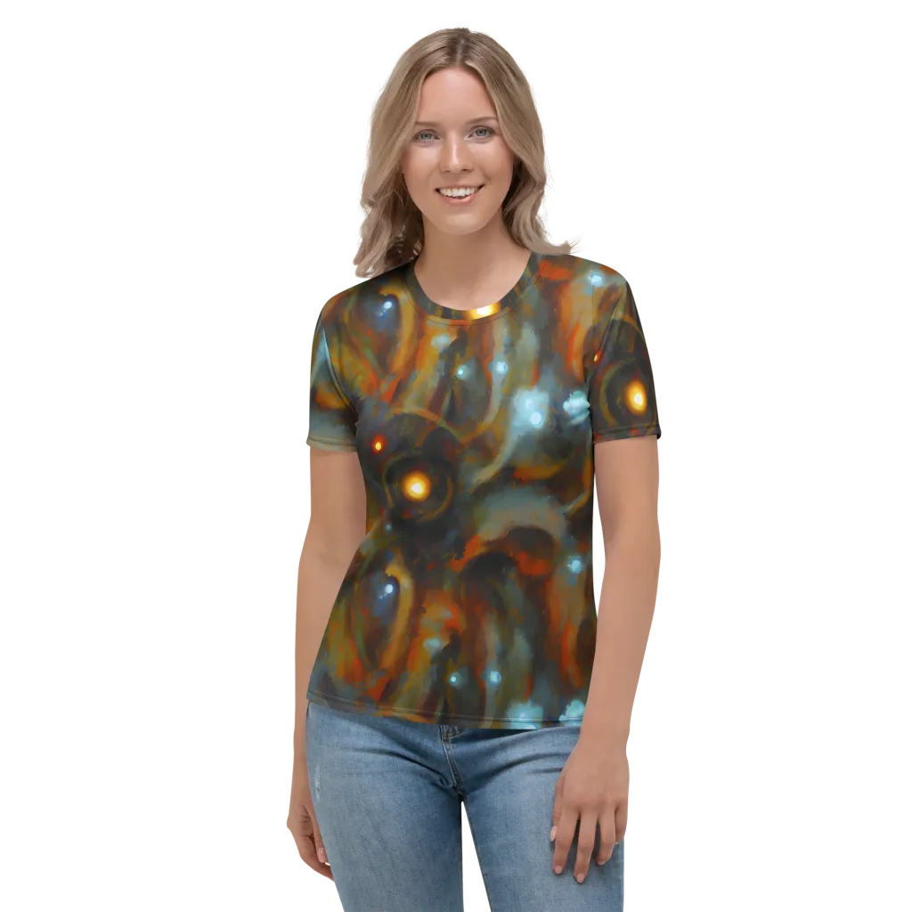 Astral Furnace on Women's Crew Neck T-Shirt — Front