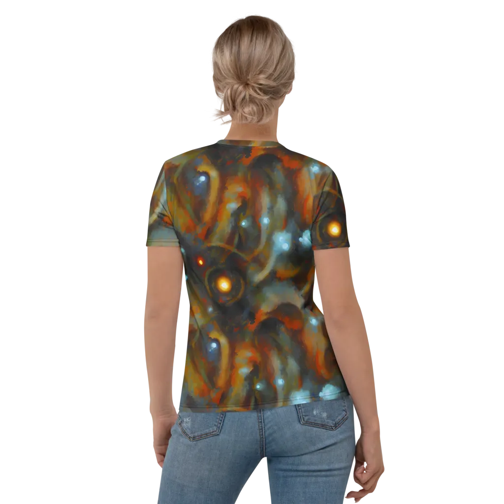 Astral Furnace on Women's Crew Neck T-Shirt — Back